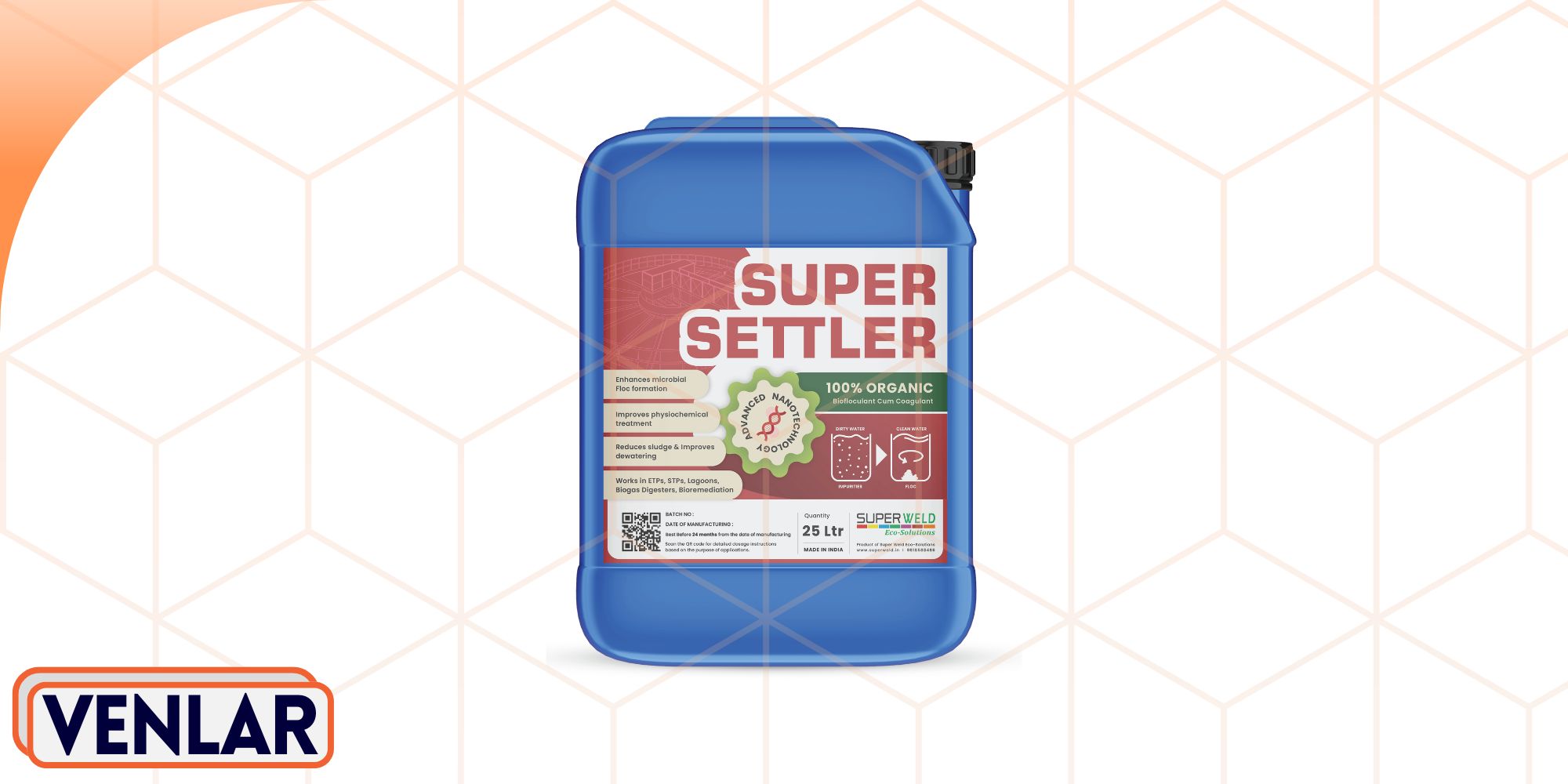 Super settler Bioflocculant and Coagulant by Venlar