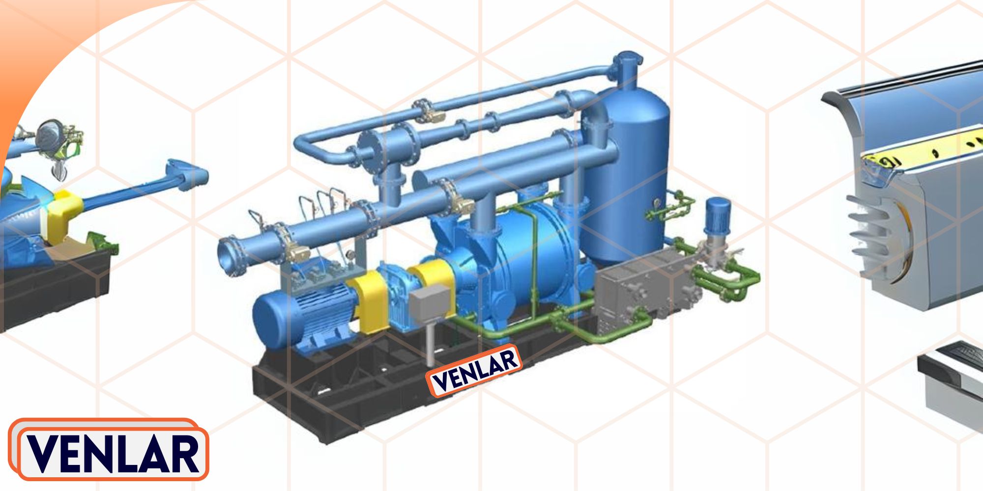 oil ring vacuum pump by Venlar