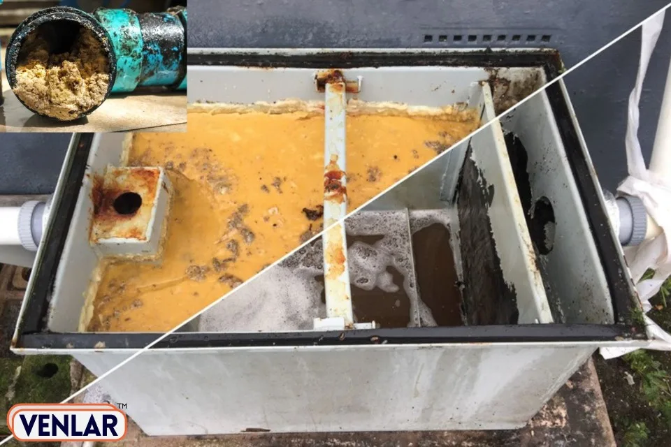Grease chamber cleaning in hotel indsutry by Venlar Grease chamber cleaning in hotel indsutry by Venlar