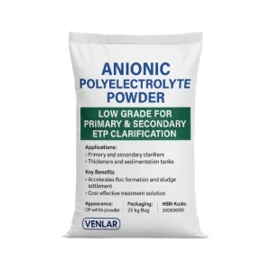 VenFloc Anionic Polymer for Sludge Dewatering - Industrial ETP