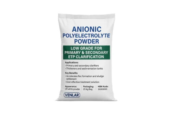 VenFloc Anionic Polymer for Sludge Dewatering - Chemicals