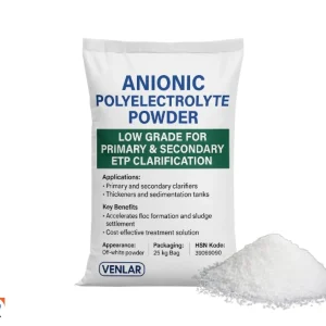Anionic Polyelectrolyte by Venlar ETP Grade