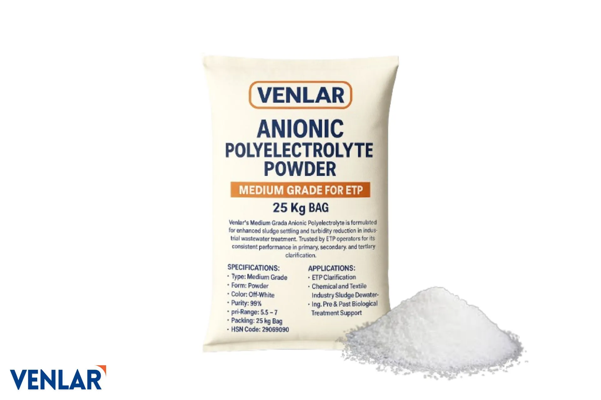 Anionic PAM by Venlar Medium ETP Grade