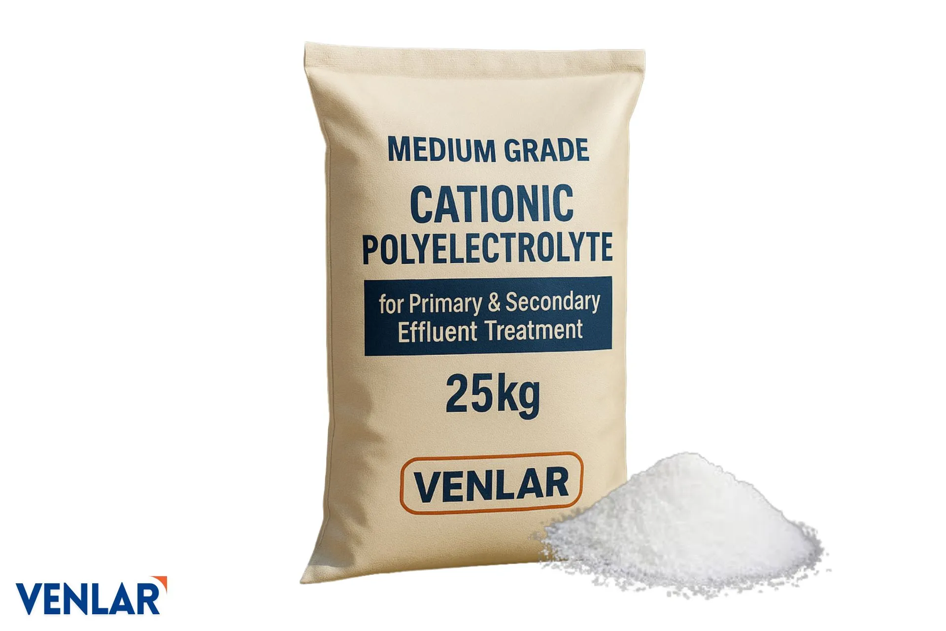 Cationic Polyelectrolyte by Venlar for Tertiary sludge dewatering