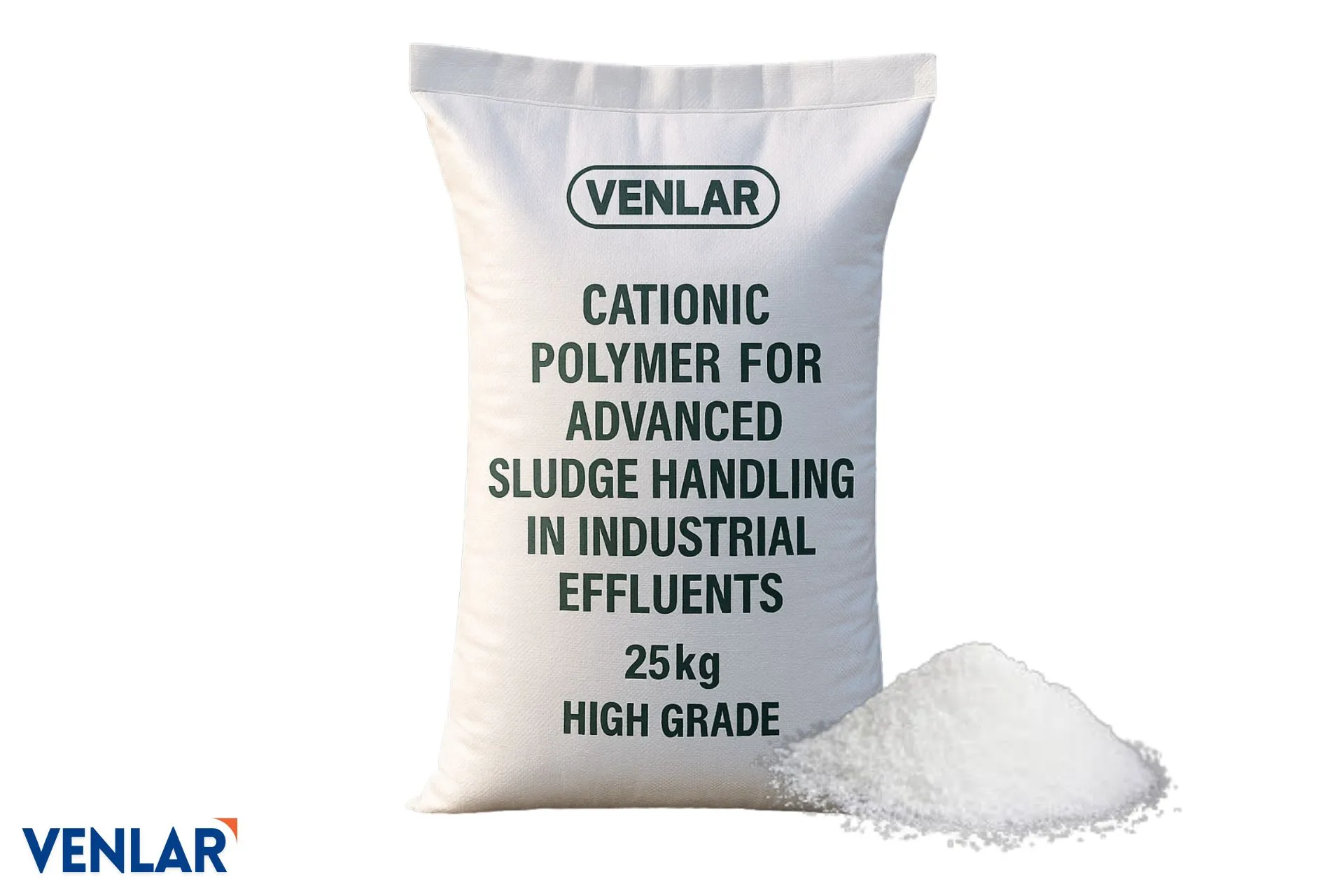Cationic Polyelectrolyte by Venlar for sludge settling